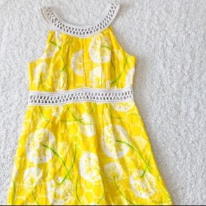 Lilly Pulitzer Yellow Dandelion Dress S